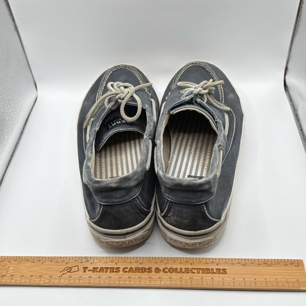 Sperry Topsider Boat Shoes –Navy Blue- men’s – size 12 - Picture 3 of 5